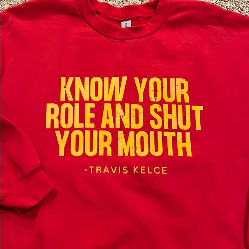 Red Graphic Sweatshirt KC Chiefs